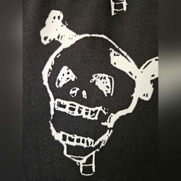 Halloween Style Women Skull Heads Pattern Print Yoga Trousers High Waist Legging - Picture 6 of 6